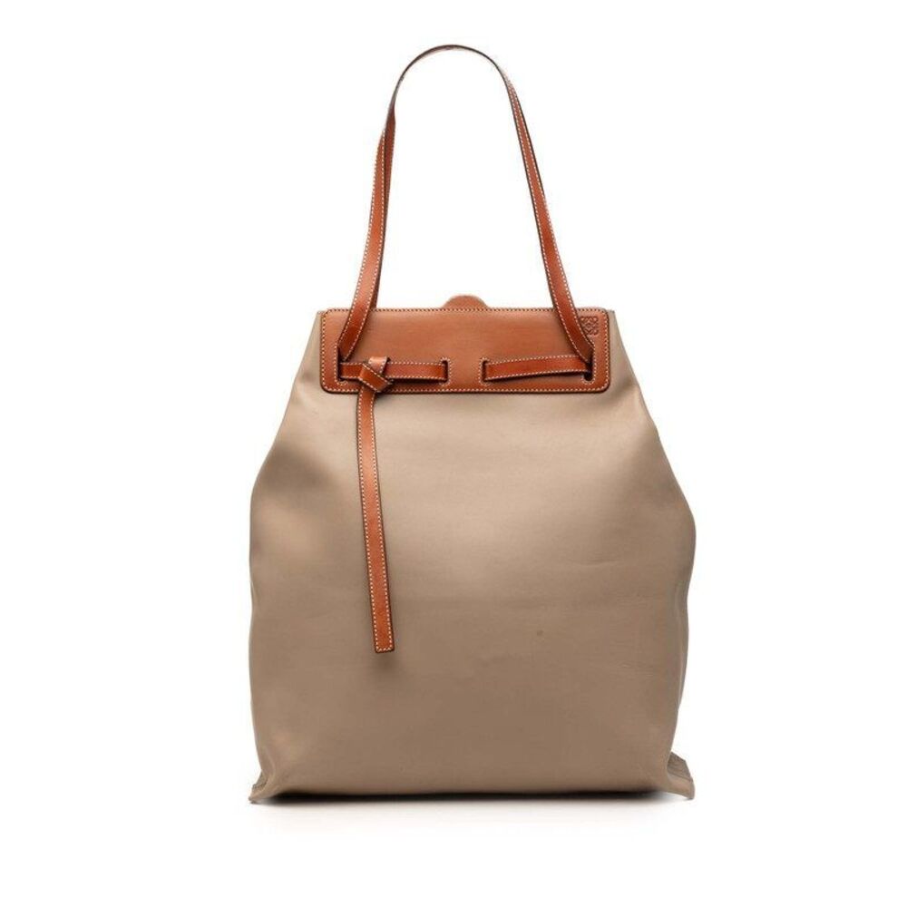 Loewe Anagram Lazo Leather Tote Bag